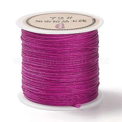 NBC-1 MAG Nylon bead cord - magenta